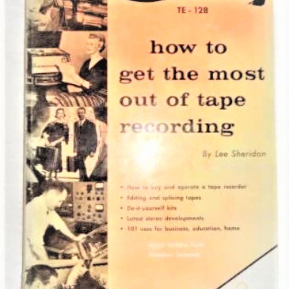 6X VARIOUS Tape Recording Books HOW To MAKE Good Tape Recording C.J. Le Bel - Picture 3 of 15